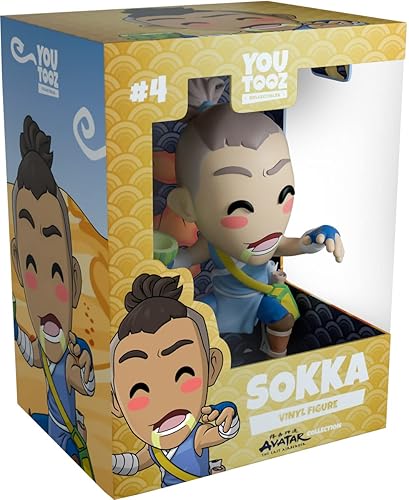 Youtooz Sokka Avatar The Last Airbender Figure, 4.4" Sokka Figure from Avatar The Last Airbender, High Detailed Collectible Figure Avatar The Last Airbender Collection - Sokka Vinyl Figure