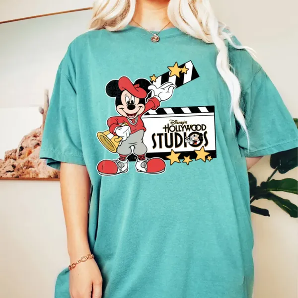 Mickey Hollywood Director Shirt, Vintage MGM Studios shirt, Retro Walt Disney World Shirt, Disney Trip, Disneyland, Comfort Color shirt