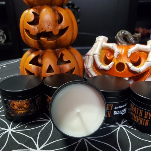 Death by Pumpkin Blaspheme Boutique Signature Candles - 8oz
