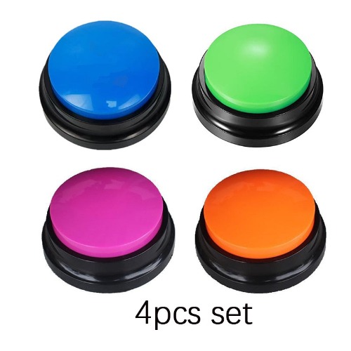 Voice Recording Pet Training buzzer/ button - 4pcs set