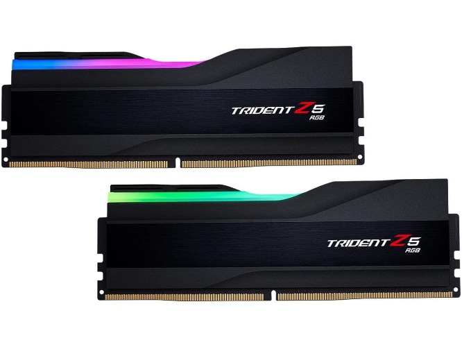 G.Skill Trident Z5 RGB Series (Intel XMP) 32GB (2 x 16GB) 288-Pin SDRAM DDR5 7200 CL34-45-45-115 1.40V Dual Channel Desktop Memory F5-7200J3445G16GX2-TZ5RK (Matte Black) - 