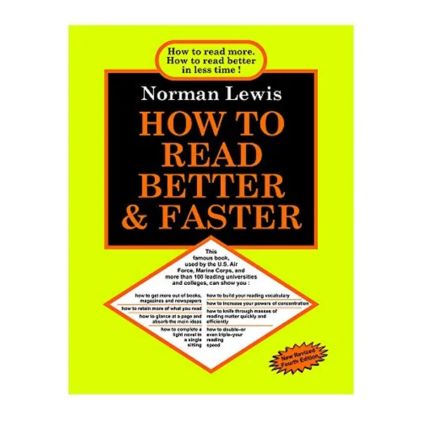 How to Read Better & Faster