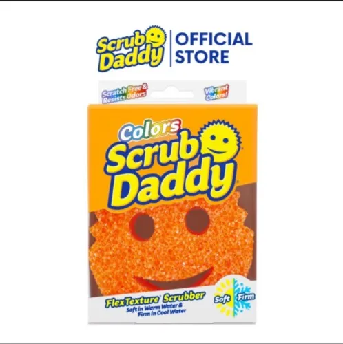 Scrub Daddi Colors Flex Texture Scrubber Orange Sponge