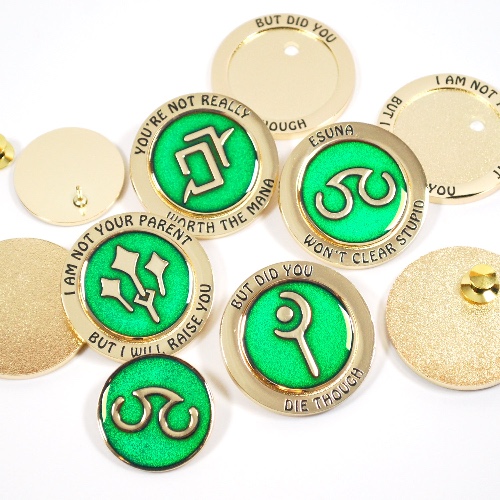 FF Inspired Healer Meme Metal Pin Badge | White Mage (WHM) / But Did You Die Though