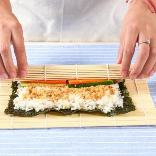 DIY Bamboo Sushi Rolling Mat Set