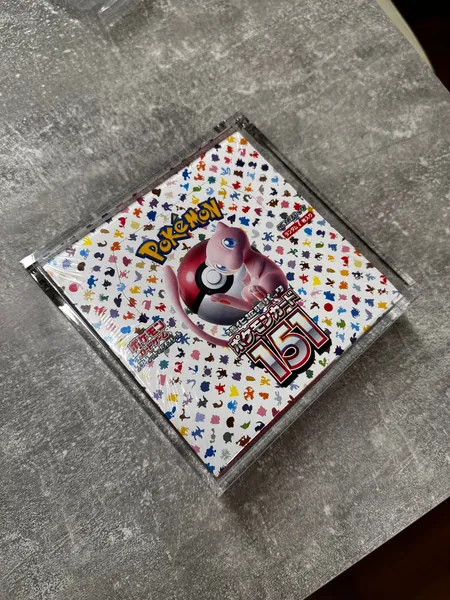 Japanese Pokemon Booster Box, Acrylic Display Box