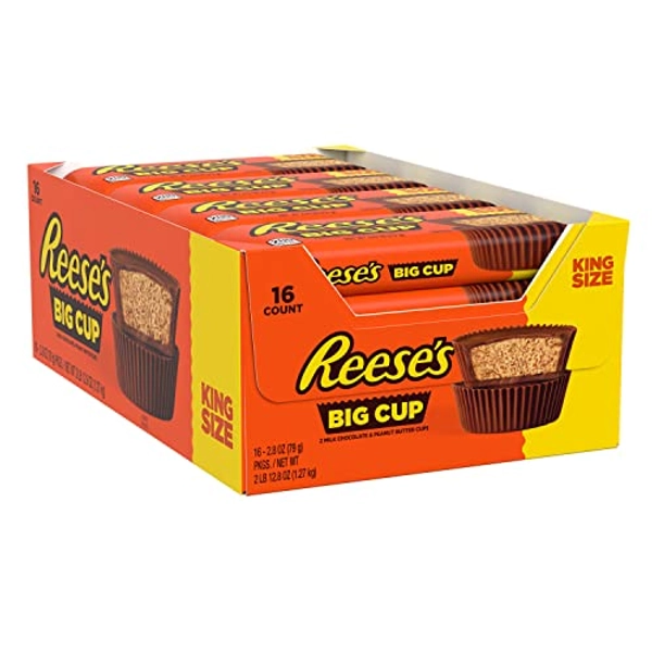 Hershey Reese Peanut Butter Big Cup-King Size 2.8-Ounce 16 Units, 1.27-Kilogram