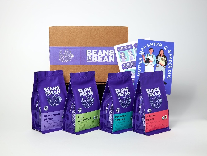 Around The World Coffee Sampler Gift Box by Bean & Bean Coffee Roasters - Medium Ground (Autodrip)