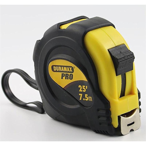Duramax Pro Metric/Imperial Tape Measure - 25' - 7.5m