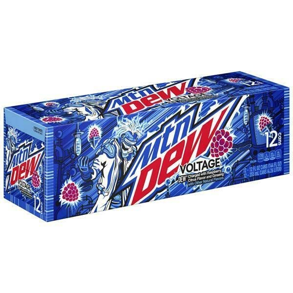 12-pack of Mountain Dew Voltage