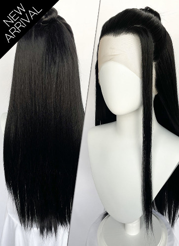 Jujutsu Kaisen Suguru Geto Black Braided Lace Front Synthetic Wig LF2149 | Standard 22"-23"