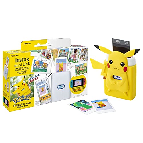 instax Contributions mini LINK smartphone pinter, Nintendo Switch Edition with Pikachu case - mini Link Special Edition - Pikachu case Bundle