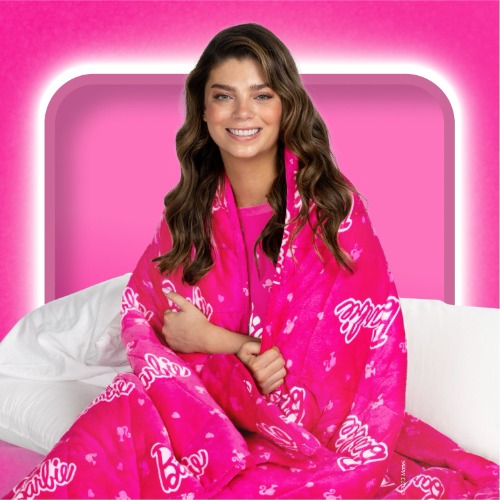 Barbie™ Oodie Weighted Blanket | 6.8kg