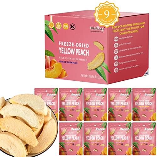 Freeze-Dried Fruit Yellow Peach Chips