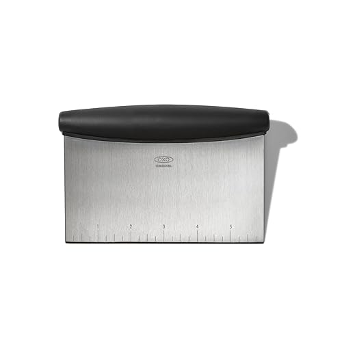 OXO Good Grips Stainless Steel Bench Scraper & Chopper - Good Grips Multipurpose Scraper & Chopper