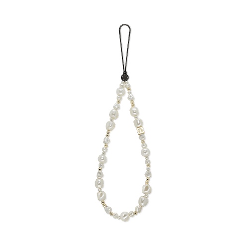 Pearl Phone Charm - Classic Pearl