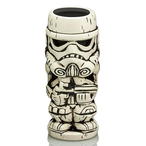 Geeki Tikis Star Wars Stormtrooper V2 Ceramic Mug | Party Cocktail Tumbler Beer Mug For Liquor, Beverages | Holds 15 Ounces