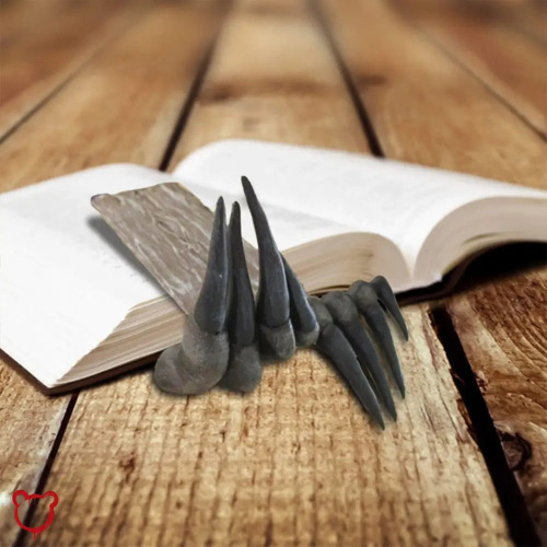 Witchy Horror Hand Bookmark.