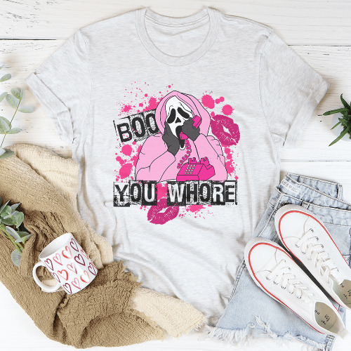 Boo You Horror Tee - White / XL