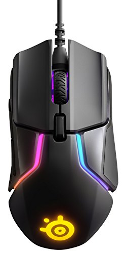 SteelSeries Rival 600 Gaming Mouse - 12,000 CPI TrueMove3Plus Dual Optical Sensor - 0.5 Lift-off Distance - Weight System - RGB Lighting - Rival 600 - Wired - Single