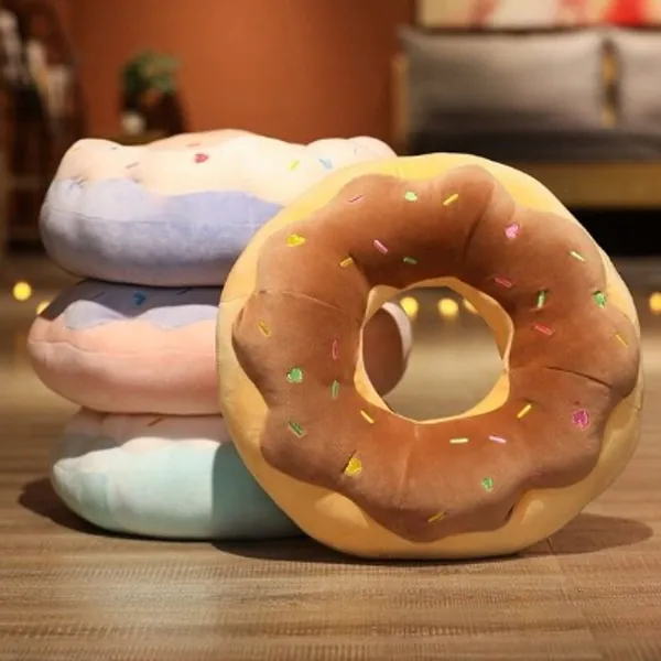 Doughnut Donut Plush Doughnut Donut Pillow Stuffed Toy Soft | Etsy UK