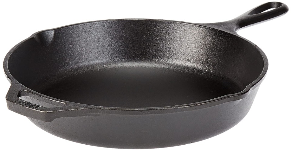 Lodge L8SK3 10-1/4-Inch Pre-Seasoned Skillet - 