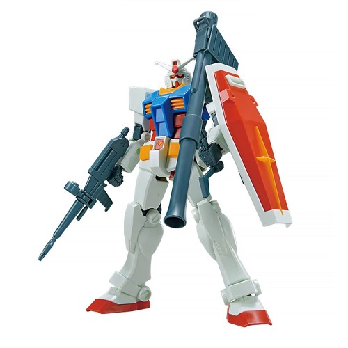 Bandai Hobby - Mobile Suit Gundam - 1/144 RX-78-2 Gundam (Full Weapons Set), Bandai Spirits Entry Grade Model Kit - Rx-78-2 Gundam (With Full Weapon Set)