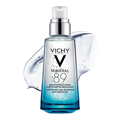 Vichy Minéral 89 Fragrance Free Booster or Cream, with Hyaluronic Acid, Hydrates & Strengthens Skin. Suitable for Sensitive Skin & on all Phototypes. Fragrance Free, Paraben Free & Alcohol-free - SERUM, 50ml (Pack of 1)