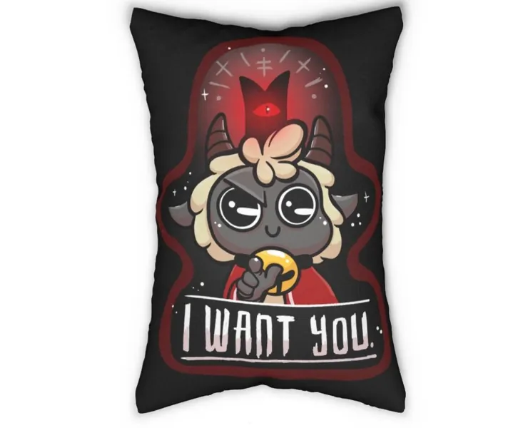 Cult Of the Lamb double sided Lamby I want you Huggy Pillow For Adorable Leaders and Followers