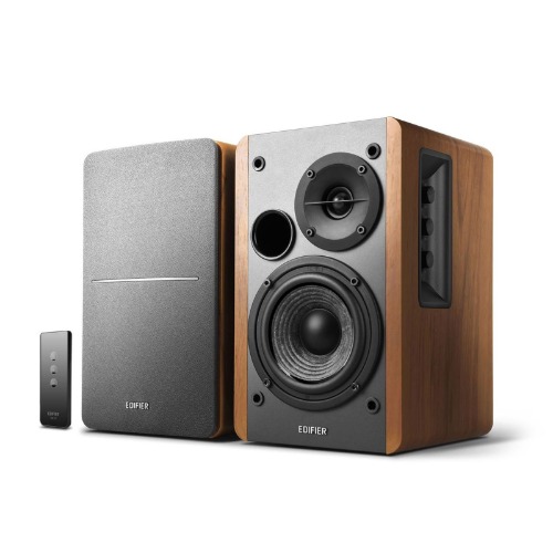 Edifier R1280T Powered Bookshelf Speakers - 2.0 Stereo Active Near Field Monitors - Studio Monitor Speaker - Wooden Enclosure - 42 Watts RMS - Wood