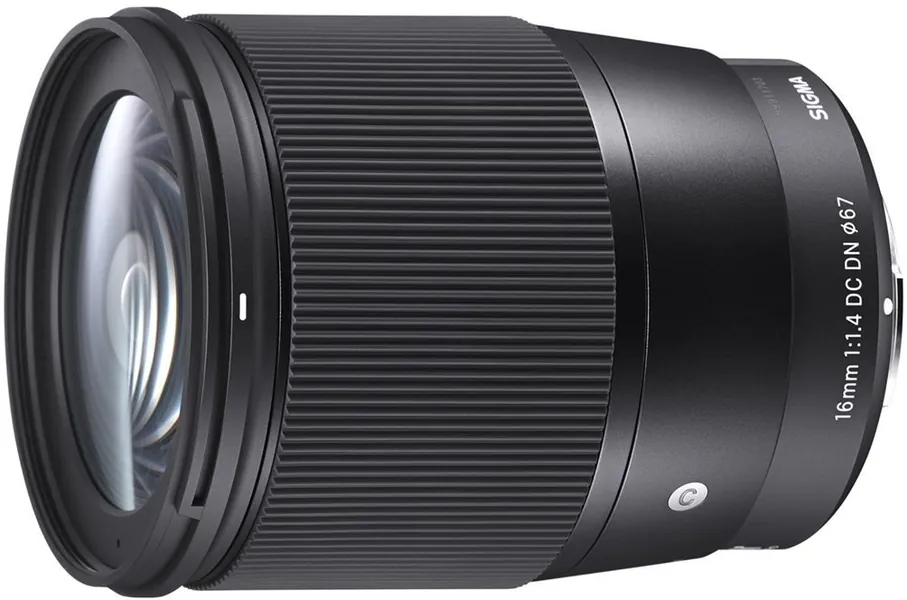 Sigma 402965 16 mm F1.4 DC DN Contemporary Sony E Lens - Black