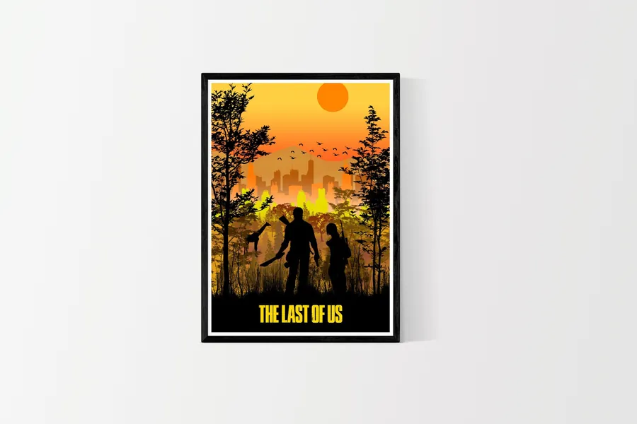 The Last of Us poster, Gaming print, Posters, Gaming poster, Video game art, minimalist, Gamer Gift, Present, Fan Art
