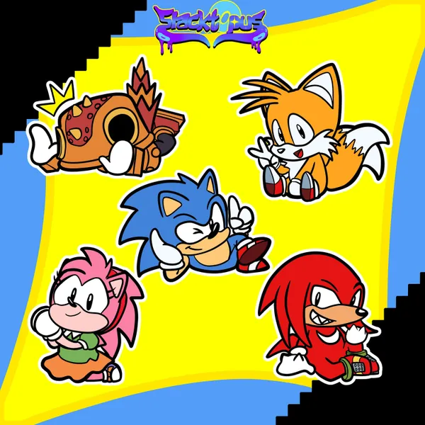 Hedgehog Superstars Sticker Pack