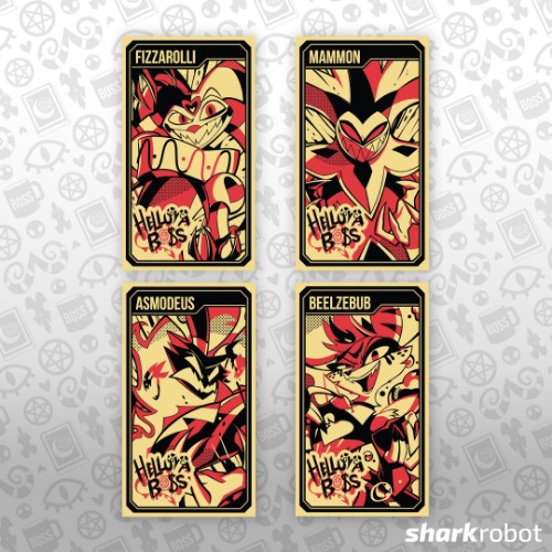 Helluva Boss Collectible Metal Cards - Series 1 - Wave 3 GOLD | Default Title