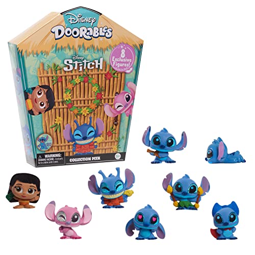 Disney Doorables Stitch Collection Peek, Officially Licensed Kids Toys for Ages 5 Up by Just Play - Stitch Collection Peek