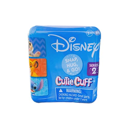 Disney Cutie Cuff Plush Slap Band - Steering Wheel Buddy - Mystery Capsule (1 of 6 Figures at Random) Collect Them All! ((1) Series 2 Mystery Capsule) - (1) Series 2 Mystery Capsules