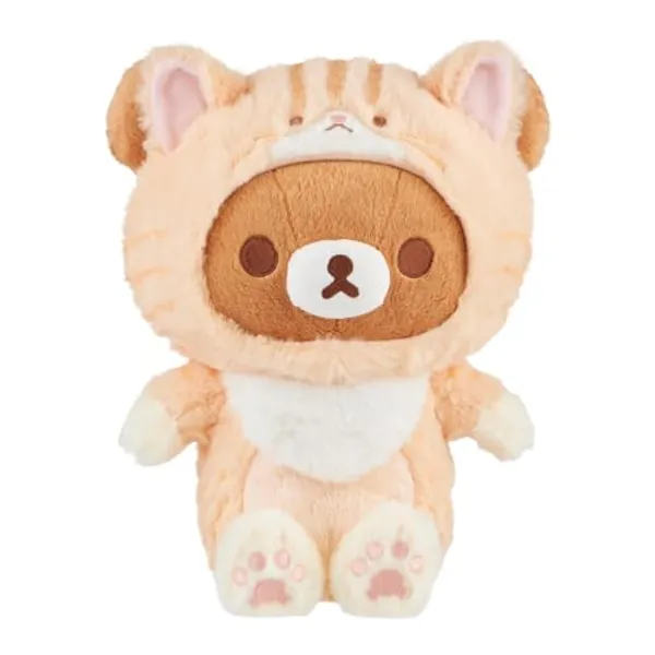 Rilakkuma Chairoikoguma San-X Original Sitting Cat Costume Plush - 12-inch Plush