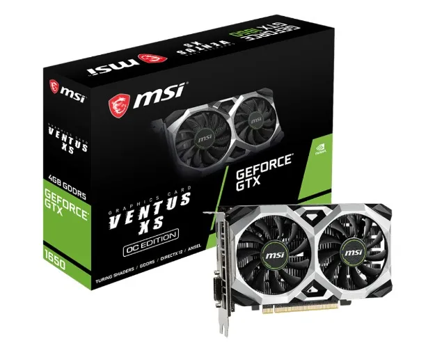VGA MSI GeForce GTX 1650 Ventus XS 4G OC 4GB GDDR5 di POINT99 COMPUTER | Tokopedia