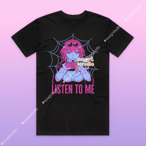 Honkai Star Rail Unisex T-Shirt - Kafka "LISTEN TO ME" HSR - L