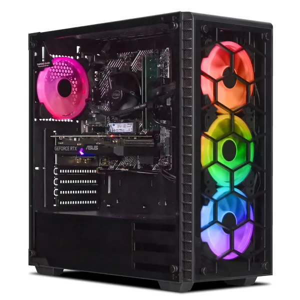 Ankermann Octopoda V2 | Intel Core i7-10700F | NVIDIA GeForce RTX 3070 8 GB | 32 GB RAM | 1 000 GB NVMe M.2 SSD | Kolink Observatory RGB-fodral | 750 W ASUS TUF | Win 11 LibreOffice