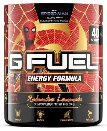 G FUEL Energy Formula - Radioactive Lemonade Integrated (Spiderman)