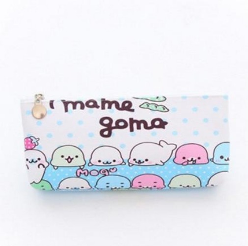 Happy Whale Pencil Case - Blue and white whales