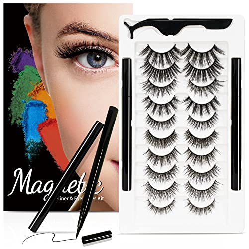 Magnetic Eyelashes + Eyeliner Kit v.3