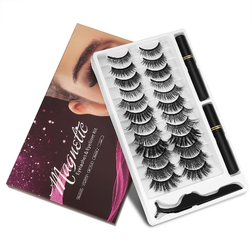 Magnetic Eyelashes + Eyeliner Kit v.1