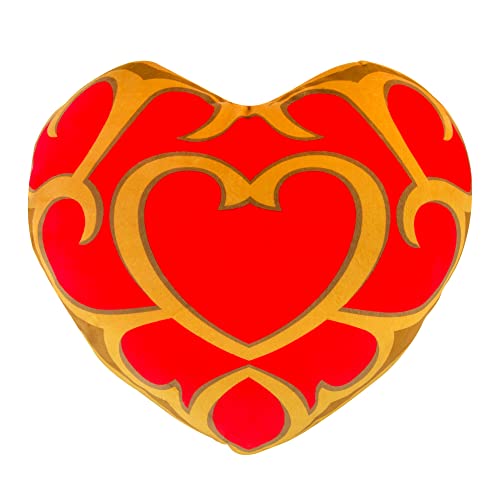 Club Mocchi Mocchi- The Legend of Zelda Plush - Heart Container Plushie - Legend of Zelda Tears of the Kingdom Squishy Plushies - Soft Plush Toys and Zelda Room Decor - 15 inch - Heart Container