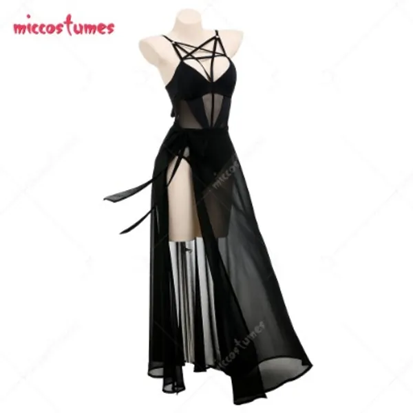 Woman Gothic Outer Beach Wrap Skirt Chiffon Sarong Cover-up Swimming Accessory Swimwear Outfit - Cosplay Costumes - AliExpress