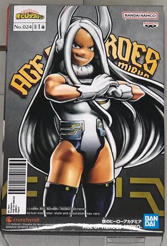 Banpresto - My Hero Academia - Mirko, Bandai Spirits Age of Heroes Figure - Mirko