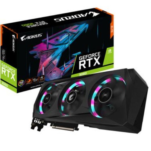 Gigabyte GeForce RTX 3060 Aorus Elite V2 12G LHR Graphics Card - Umart.com.au