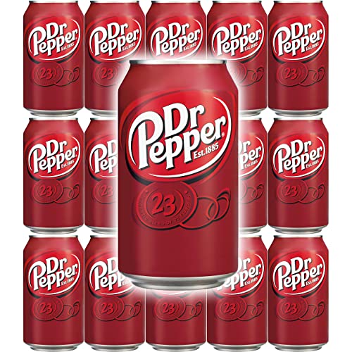 Dr Pepper Soda Cans, 12oz Can (Pack of 15, Total of 180 Oz) - Dr. Pepper - 12 Ounce (Pack of 15)