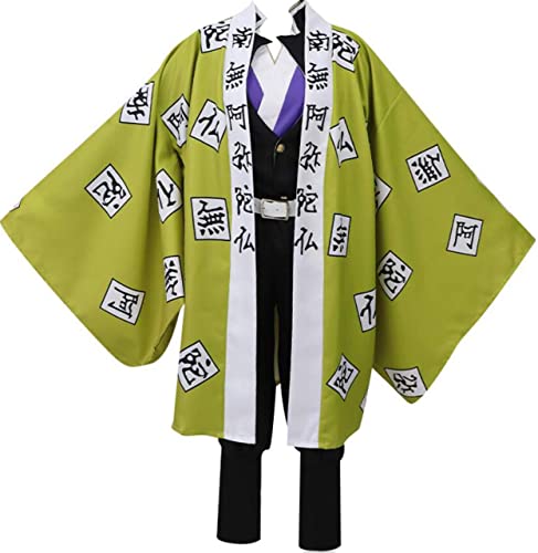 Cosplay Life Demon Killer Vanquisher Complete Anime Costume Set Kimono Cardigan - Halloween Outfit For Unisex Adult - Small - Himejima